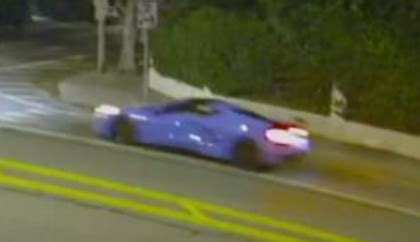Police seek Corvette driver who struck, killed pedestrian in Hollywood